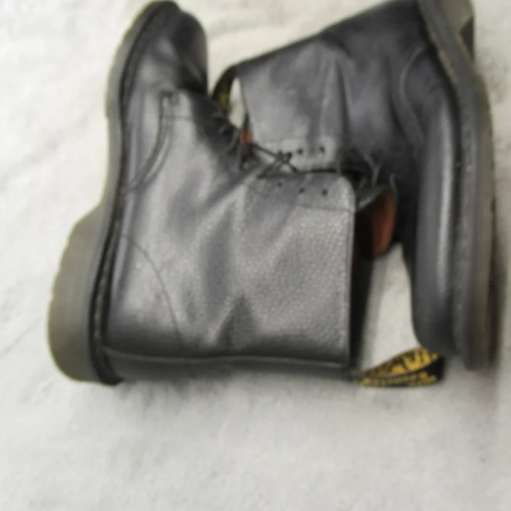 Dr Martens Unisex Shoes M10 W11 Black Leather Lace Up‎ Combat Eldritch Boots